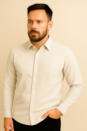 Classic Premium Dairy Cream Shirt
