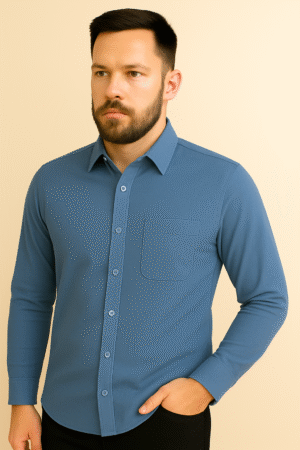 Classic Premium Pigeon Blue Shirt