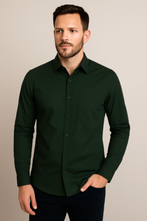 Classic Premium Dark Green Shirt