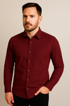 Classic Premium Burgundy Maroon Shirt