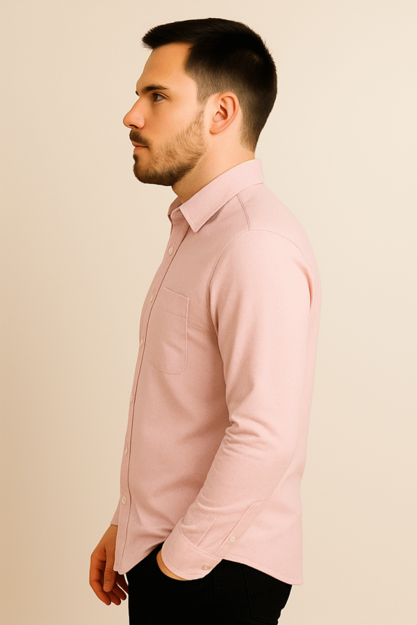 Classic Premium Soft Pink Shirt - Image 3