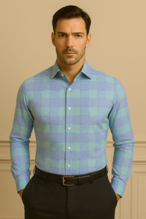 Classic Premium Cotton Multi Color Checks Shirt
